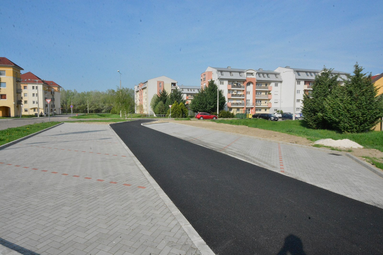 Három új parkoló is elkészült a Palotavárosban